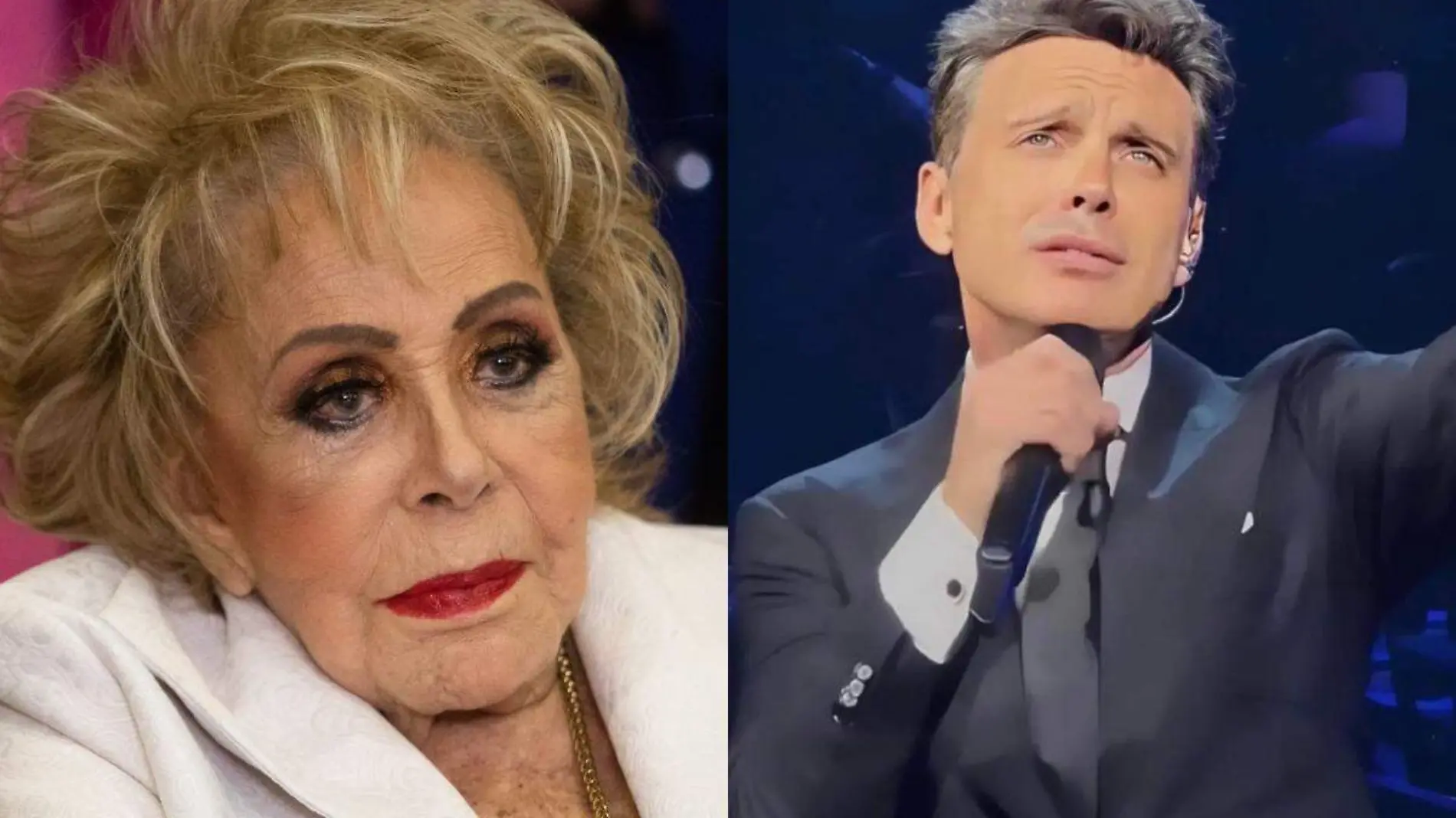 Silvia Pinal y Luis Miguel